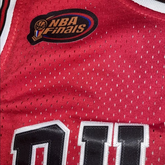Nwt Adult Large MITCHELL NESS CHICAGO BULLS DENNIS RODMAN 1997-98 JERSEY Patch - Picture 4 of 9